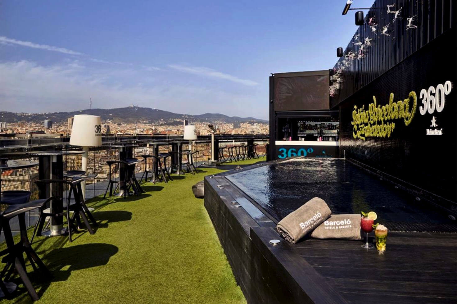 Rooftop of Hotel Barceló Raval