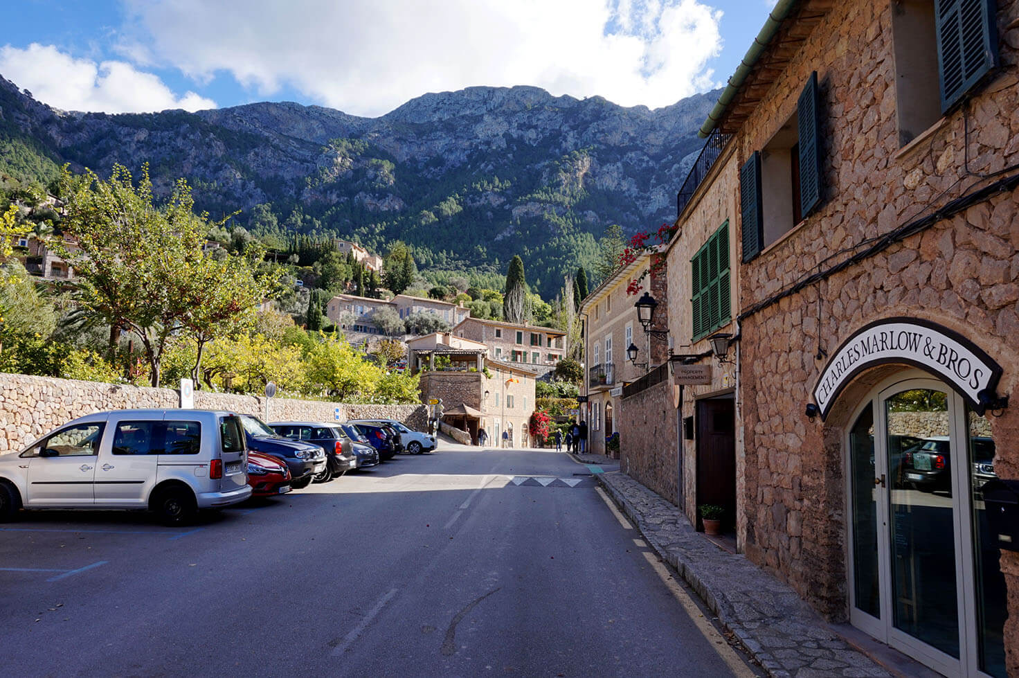 Street in Deià